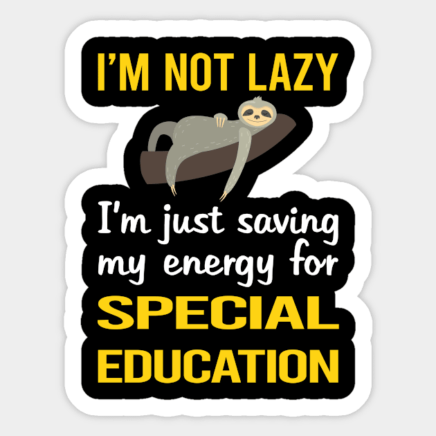 Funny Lazy Special Education Sticker by relativeshrimp